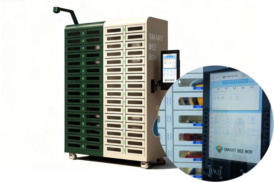 Combi Locker. Промышленный постамат для хранения оснастки, инструмента, СИЗ