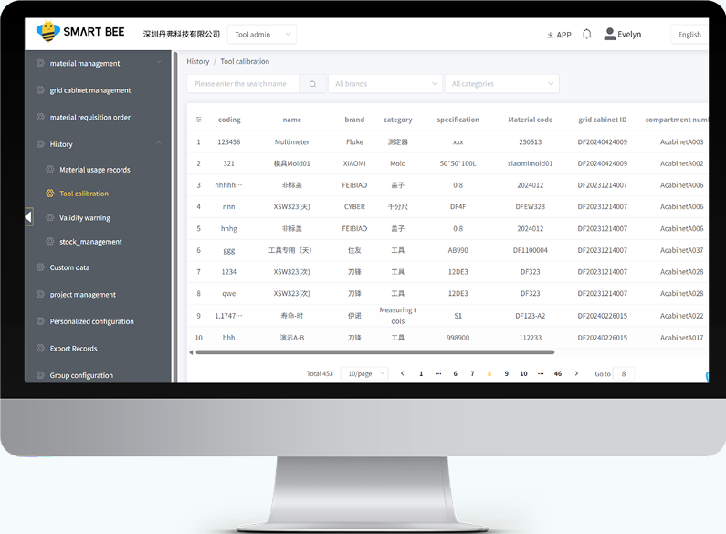 Программное обеспечение SmartBeeBox. Контроль срока службы инструмента